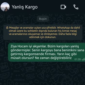 Kargomsende/Decathlon Yanlış Kargo