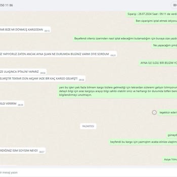 Tayfur Oto Yanlış Adrese Giden Sipariş Ve Geciken Para İadesi