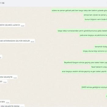 Tayfur Oto Yanlış Adrese Giden Sipariş Ve Geciken Para İadesi