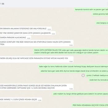 Tayfur Oto Yanlış Adrese Giden Sipariş Ve Geciken Para İadesi