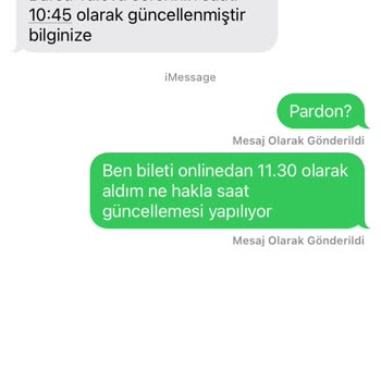 Şanlı Hidayet Turizm İle Yaşanan Sefer Saati Sorunu