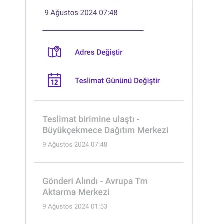 hepsiJET Dağıtıma Çıkartılmıyor Kargom