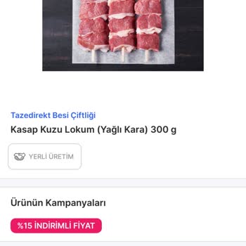 Tazedirekt Farklı Ürün Gönderip Değişimini Yapmadı
