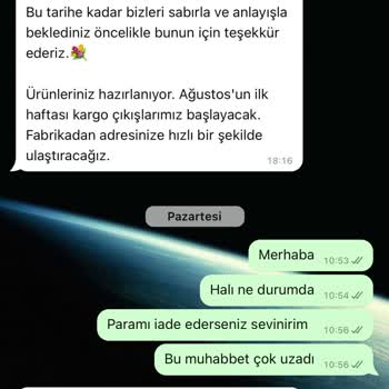 Reydeko Halı Reydeko Firması 2.5 Aydır Halımı Veya Ödediğim Ücreti Göndermiyor
