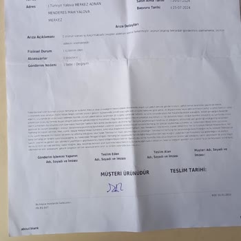 Teknosa'dan Aldığım Ürün Su Kaçırıyor Ve İade Sorunu Yaşıyorum