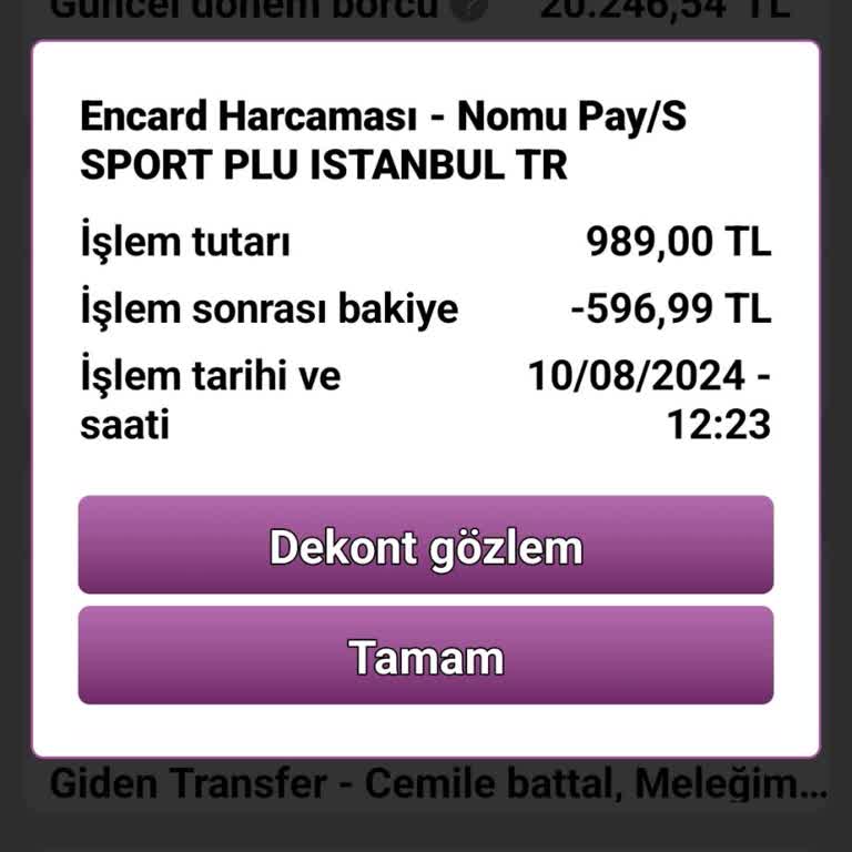 Nomu Pay Sport Hesabımdan Para Çekilmesi