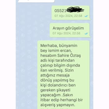 Sahibinden Hesabımı Başka Biri E-Devlet Onayı Yaparak Kullanıyor