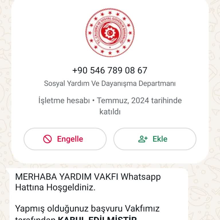 Vakıflar Genel Müdürlüğü Vakıf Genel Müdürlüğü Altında Yardım Adına Papara Hesabı Açma!