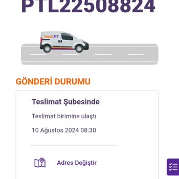 hepsiJET Kargom Tarafıma Ulaştırılmıyor İşleri Varmış