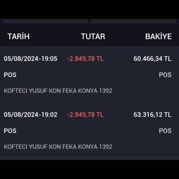 Köfteci Yusuf Alışveriş Ödemesinde Mükerrer Çekim