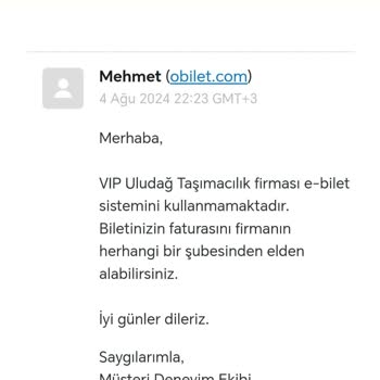 Obilet.com E-bilet Vermedi, Otobüs Firmasına Da Ulaşılamıyor