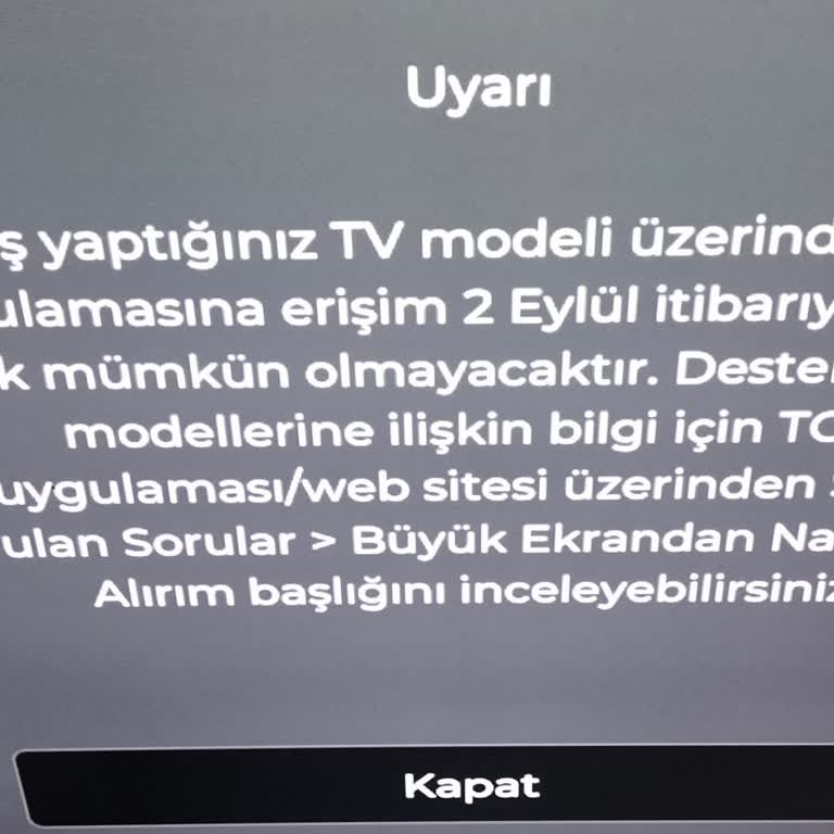 Tod TV Yayın İzleyemiyorum TV Den Açılmıyor
