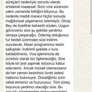 Pozitif Turistik Servis Hizmetleri | Pangea Voyage Tur İptali Şikayet