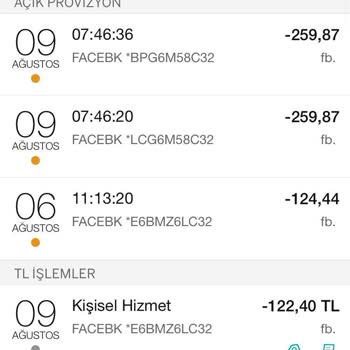 Facebook Hesabından Sürekli Para Kesilmesi Sorunu