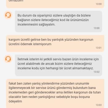 Trendyol'un Canlı Destek Hatalı Yönlendirme Mağduruyum