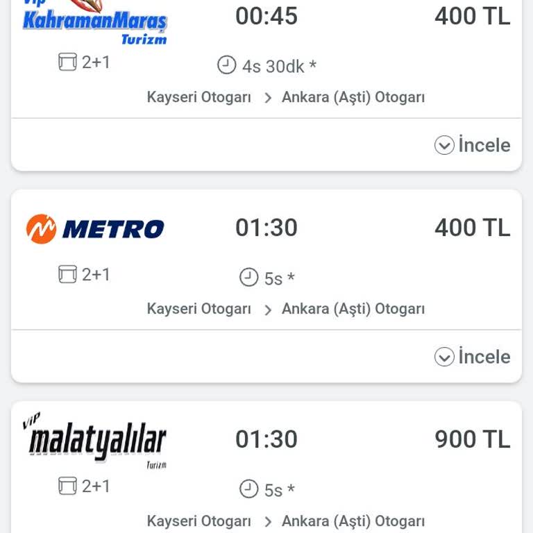 ViP Malatyalılar Turizm Fiyata Bakar Mısınız Arasında Farka