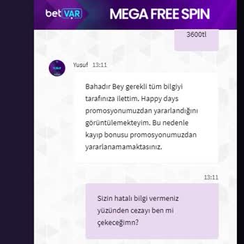 Betvar Bahis Betvar Sitesinde Yanıltıcı Bilgi Ve Ödeme Sorunları