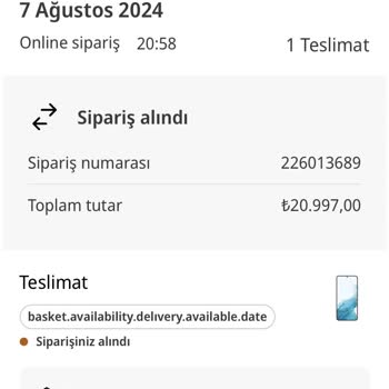 Media Markt Durduk Yere Sipariş İptali