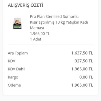 SecoVet Alıp Parasını Ödediğim Ürünün Gönderilmemesi