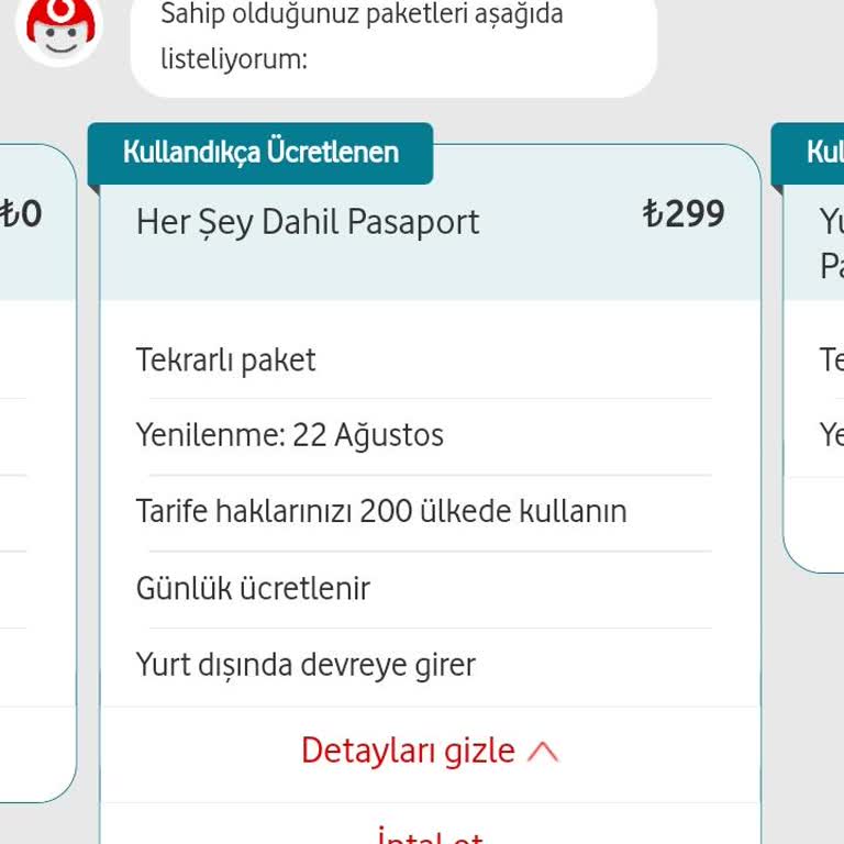 Habersiz Eklenen Vodafone Pasaport Paketi Mağduriyeti
