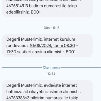 Türk Telekom Balıkesir Altıeylül Evde İnternet Kurulumuna Gelmemesi