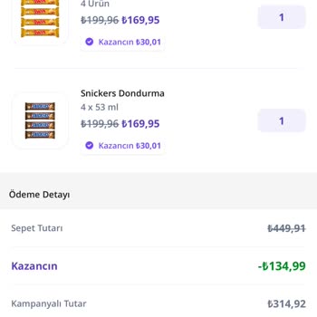 Getir Ürünlerim Rezil Halde