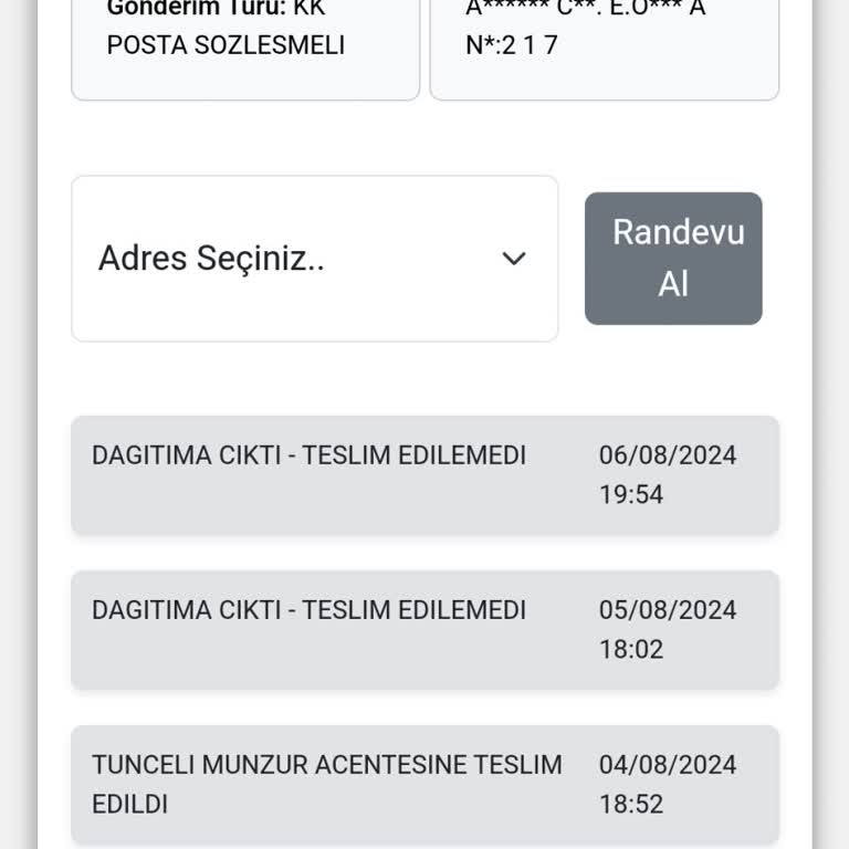 Kuryenet 10 Gündür Teslimat Yapmıyor.