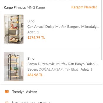 Trendyol Bino Garden Home Parayı Alıp Ürün Yollamıyor