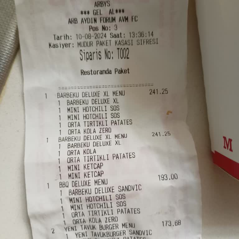 Arby's Paramla Rezil Oldum