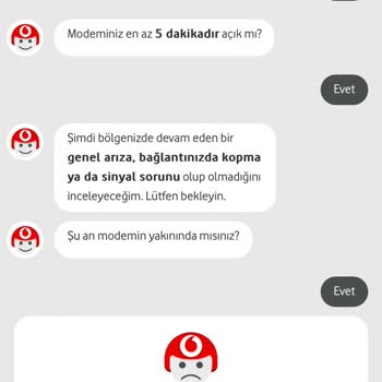 Vodafone Net Bağlantı Kopması Ve Destek Yetersizliği