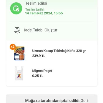 Migros Köfteden Kemik Çıktı!