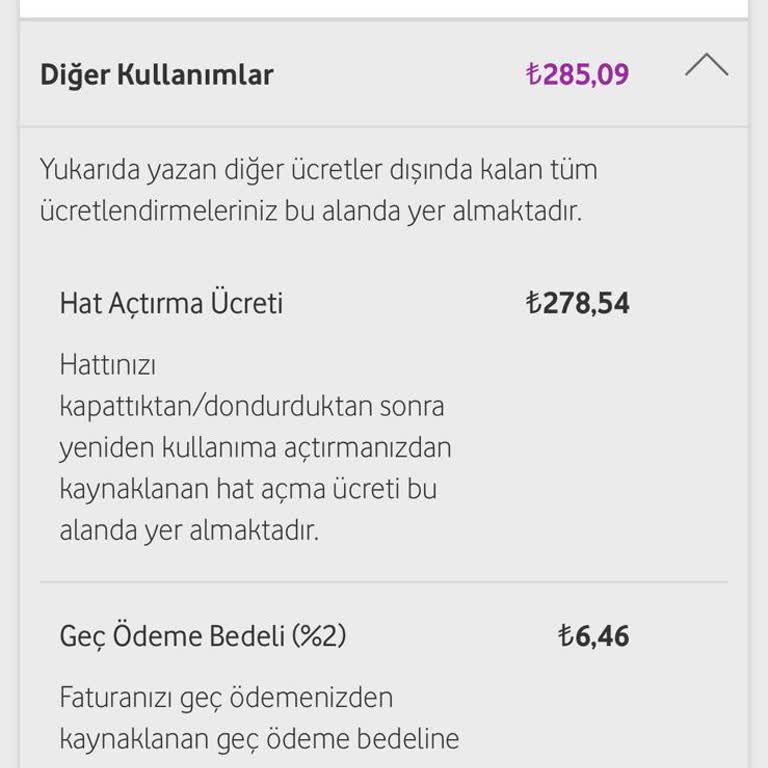 Vodafone Yanlış Fatura Ücreti: Hat Açma Kapama Ücreti Hatası