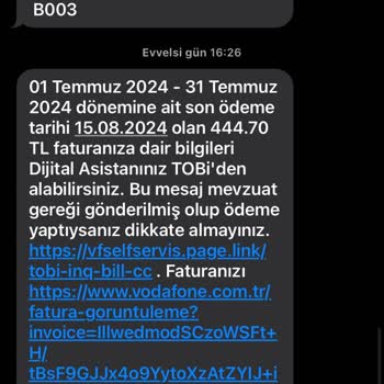 Vodafone Fatura Sorunları Ve Müşteri Hizmetleri Deneyimi