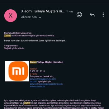 Xiaomi Mi Store Para İadesi Alamadım