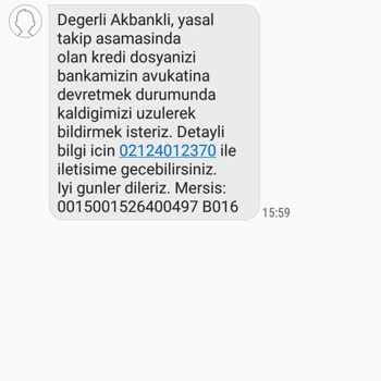 Akbank'ın Borçluyu Habersizce Avukata Vermesi