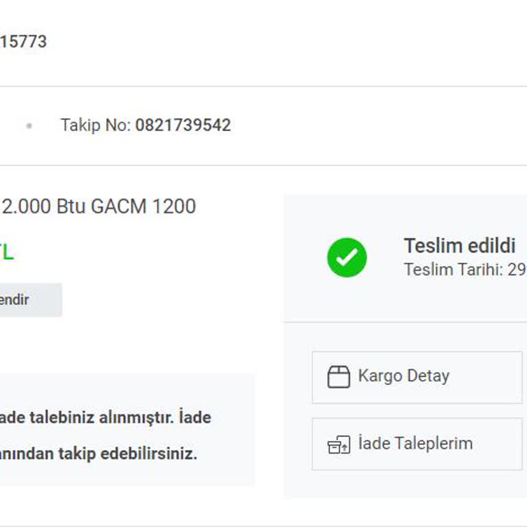 Koçtaş Klima Teslimatı Yapılmadı