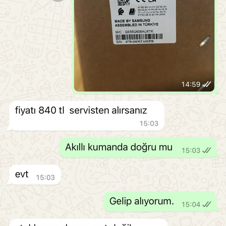 Samsung Daha Akıllı Kumanda Temin Edemiyor Antalya Ya.