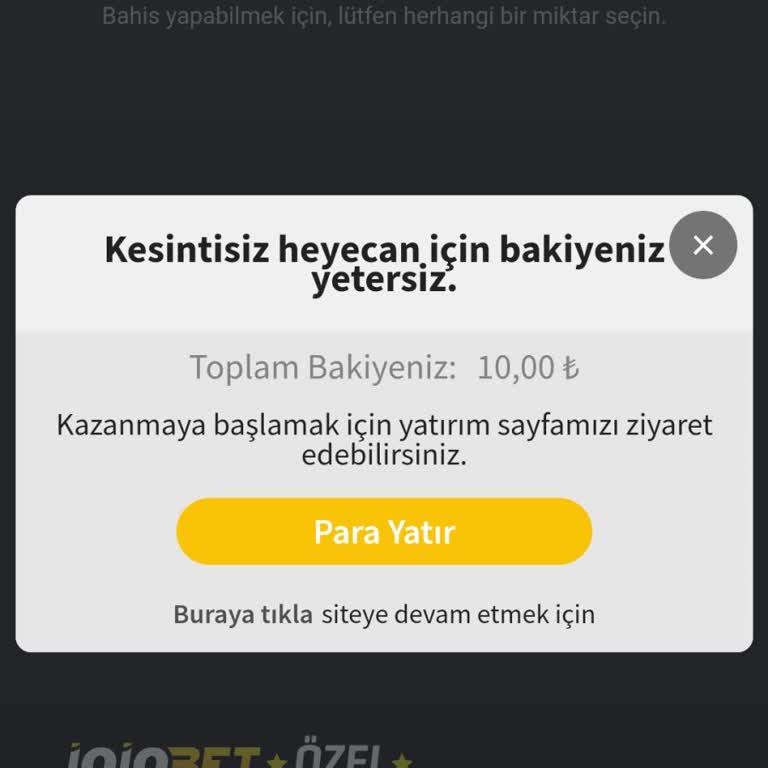 Jojobet Hesabım 1700 TL Vardı Şimdi İse 10 TL