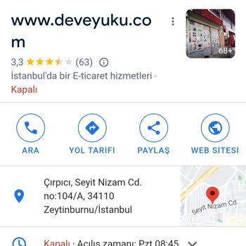 Deveyuku.com İade Edilen Ürünün Ödenmeyen Ücreti...