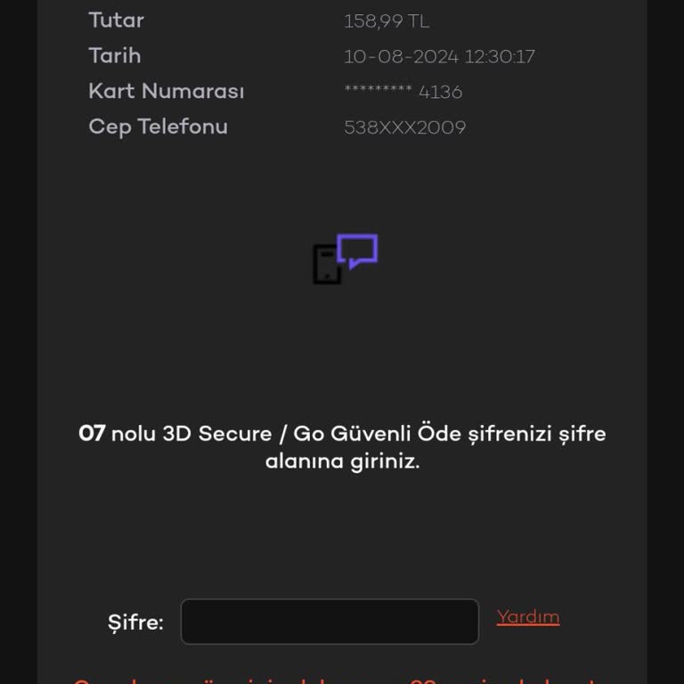 Tosla Kartım İle Alışveriş Yapamıyorum