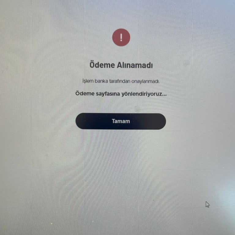 Teknosa İnternet Alışverişi Ödeme Alınamadı Problemi