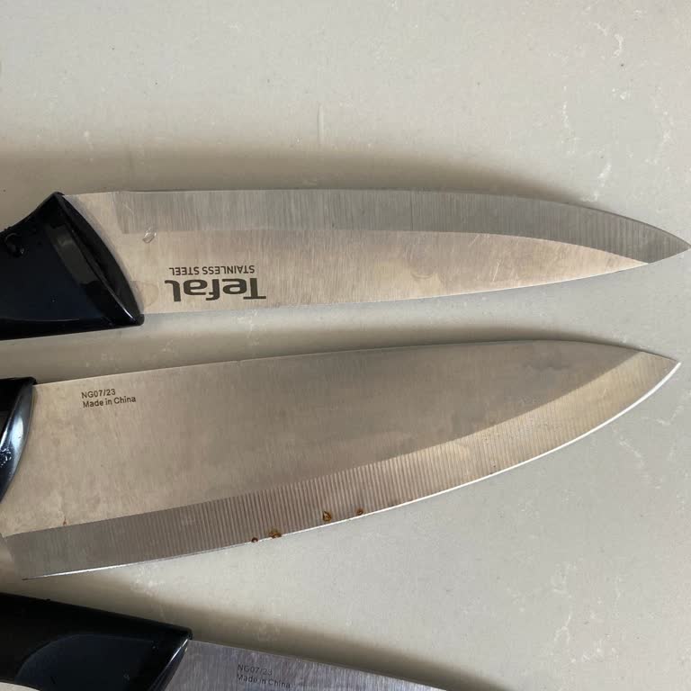 Tefal Paslanmaz Bıçak Seti Paslandı