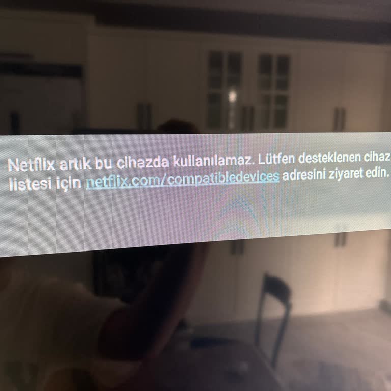 Önce Marka TV'mde Netflix Açılmıyor