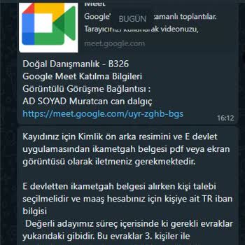 Doğal Danışmanlık İş Başvurusu 10.08.2024