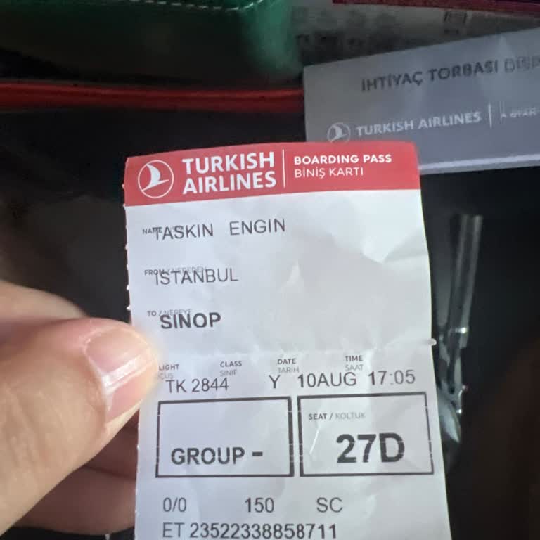 THY Uçakta Kötü Koku Sorunu