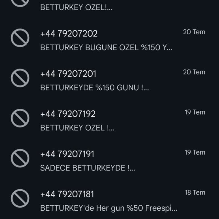 Betturkey Sürekli Mesaj Atıyor