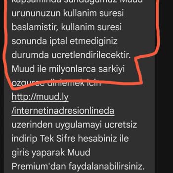 Muud Üyelik İptali Talep Ediyorum