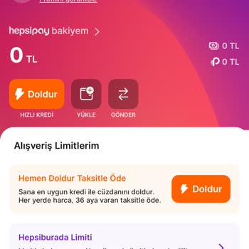 Hepsiburada Limitim Bir Anda Kapandı