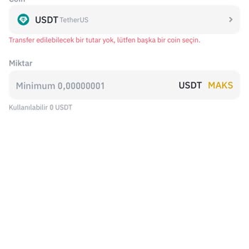 Binance Bakiyem Gözükmüyor Kullanılmıyor Transfer Olmuyor