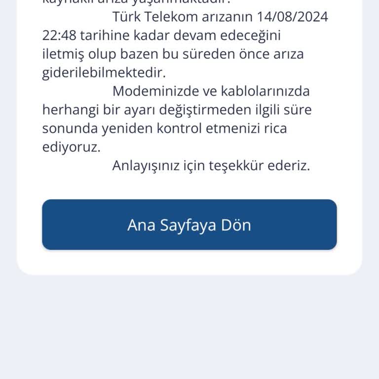 TurkNet Bağlantı Sorunu Ve Altyapı Problemleri